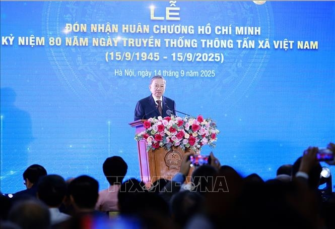 Tổng Bí thư Tô Lâm: Thông tấn xã Việt Nam tiếp tục khẳng định vai trò là cơ quan thông tin chiến lược, tin cậy của Đảng và Nhà nước